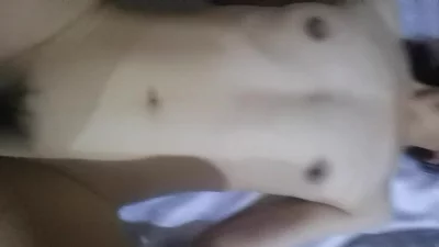 兴奋时一直吐舌头，按网友方法调教出反差的感觉，多留言调教